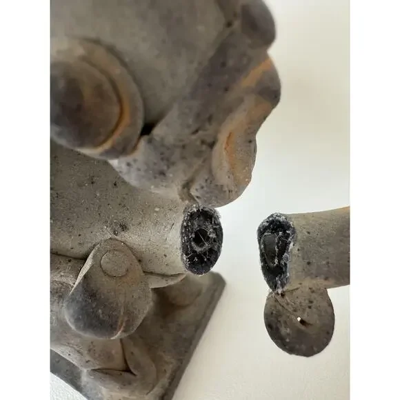 Korean Warrior Sculpture on Horse Clay Vessel Silla Master - Picture 10 of 12